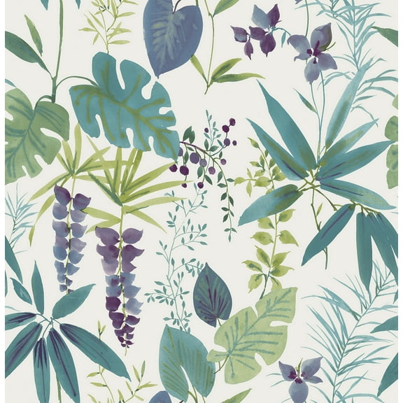 Nuwallpaper Teal Maldives Peel & Stick Wallpaper