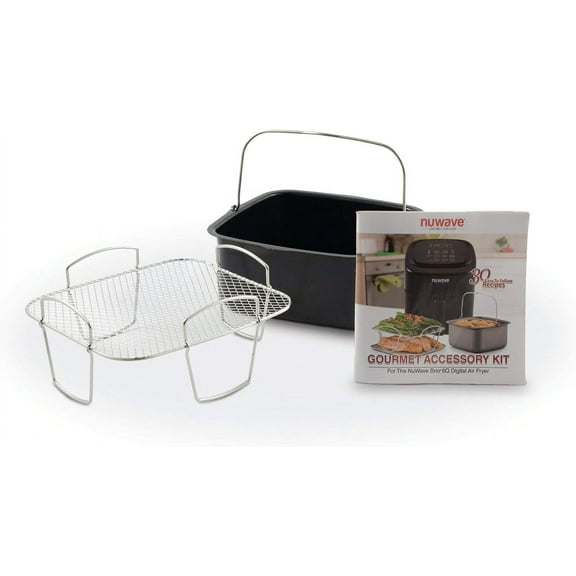 Nuwave 6Qt Air Fryer Accessories (Baking Pan + Rack)