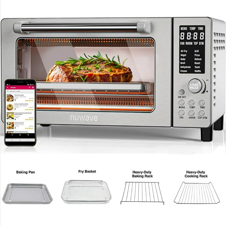 Nuwave Bravo 21-Qt, 1800 Watts Air Fryer Oven Convection Toaster
