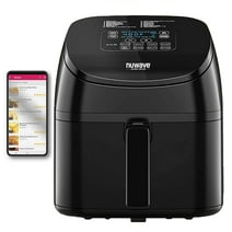 Nuwave Brio 4.5-quart Digital Air Fryer with One-Touch Digital Controls, 1500 Watts, 4.5 qt, Plate, Cooking, Deep frying, Black air fryers