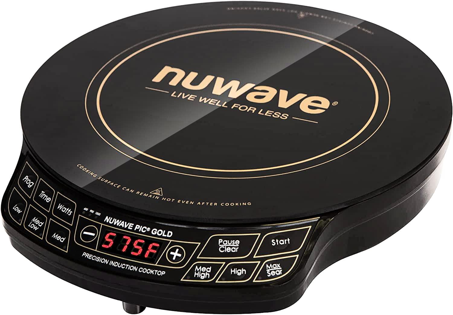 Nuwave Gold Precision Induction Cooktop, Portable, Powerful with Large