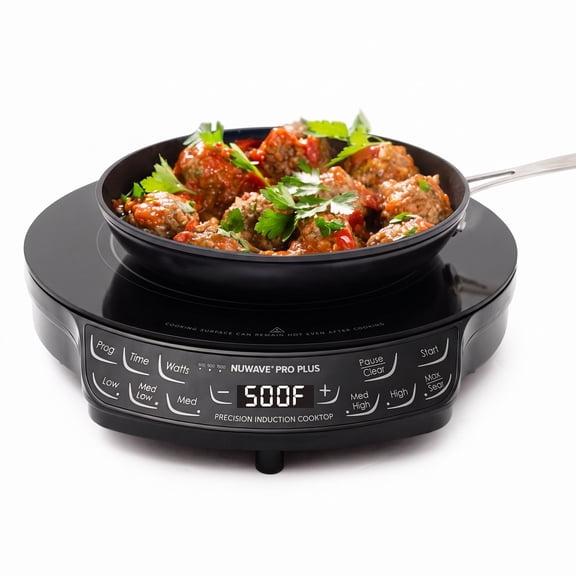 Nuwave Pro Plus Induction Cooktop with 10 Fry Pan, Pro Induction Cooktop for Home