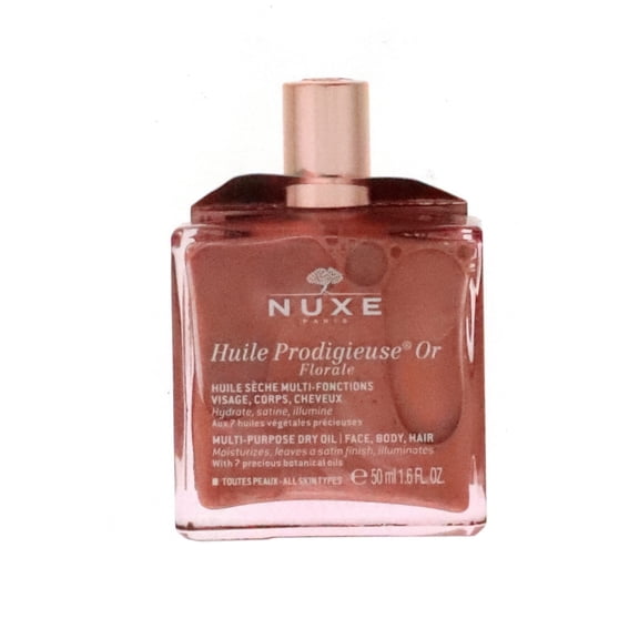 Nuxe Huile Prodigieuse Or Florale Multi-Purpose Dry Oil for Face, Body and Hair, 1.6 oz