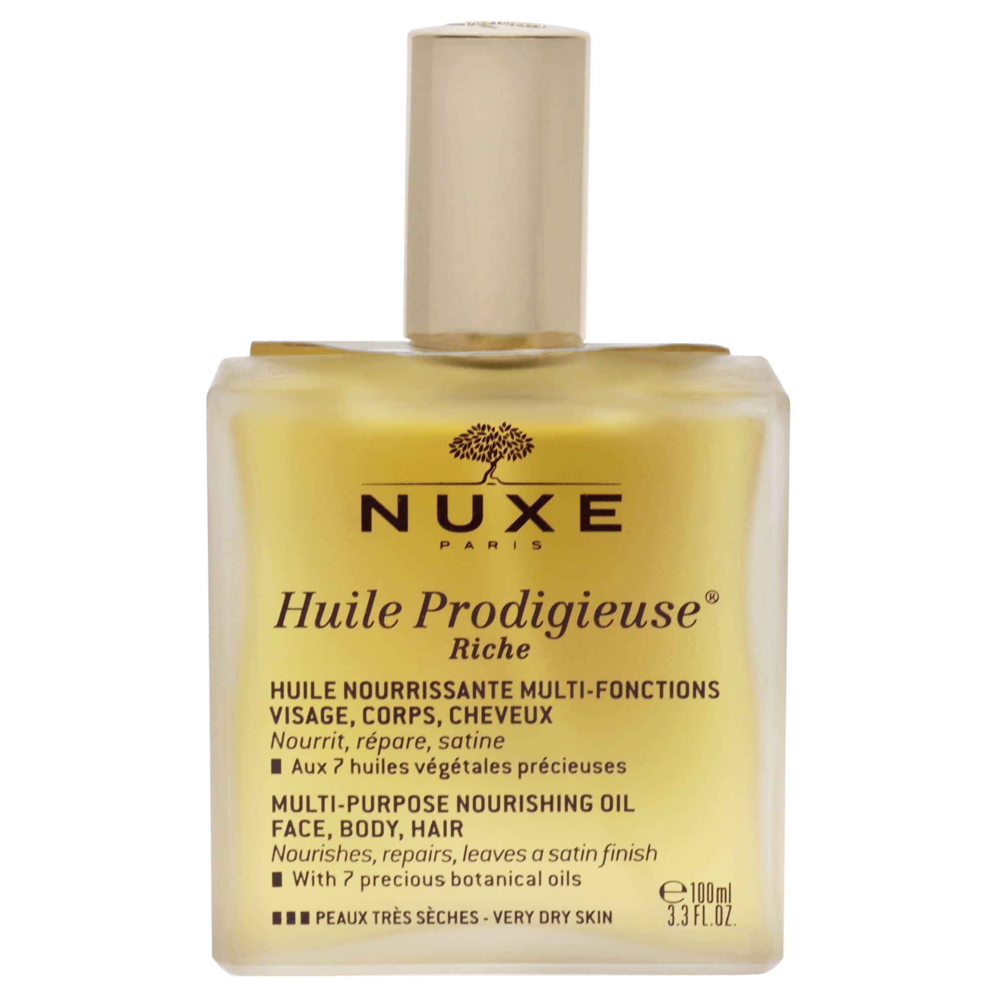 Nuxe Huile Prodigieuse Riche Multi-Purpose Nourishing Oil , 3.3 oz Oil