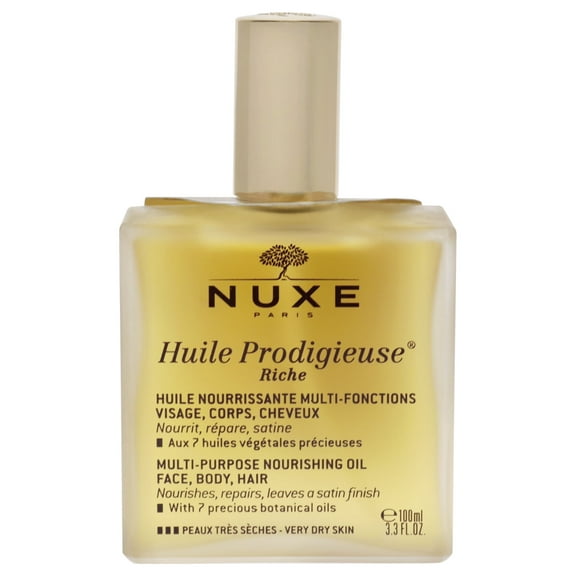 Nuxe Huile Prodigieuse Riche Multi-Purpose Nourishing Oil , 3.3 oz Oil