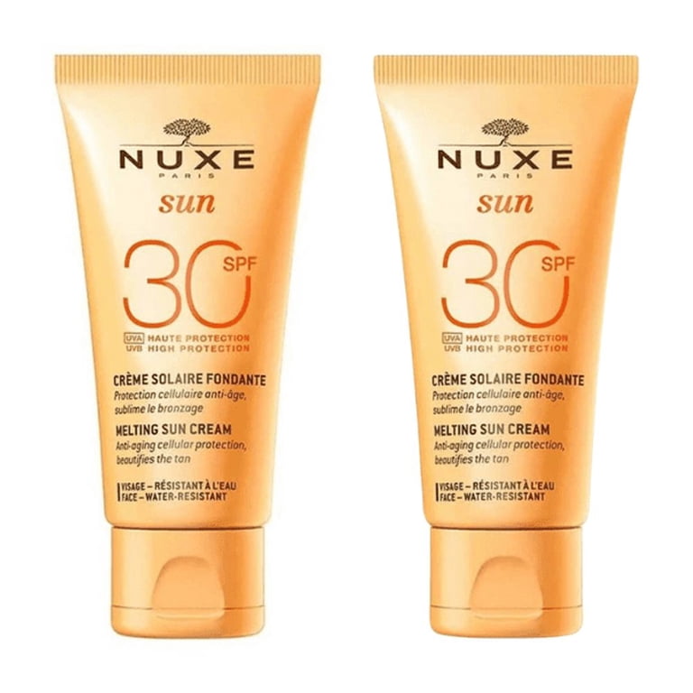 Nuxe Sun Melting Sun Cream For Face Spf30 50ml 2 Pack - Walmart.com