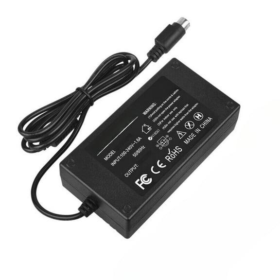Nuxkst 4-Pin AC/DC Adapter Charger for Samsung ADP-5412A DVR Power Supply Cord Cable
