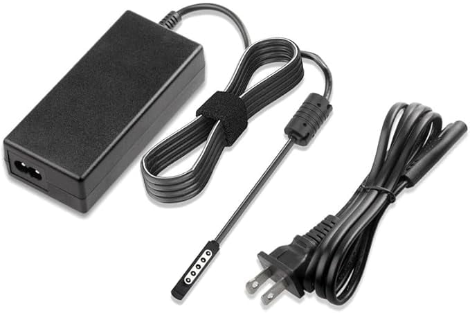 Nuxkst Global AC/DC Adapter for Surface RT Windows 64GB Model 1516 Tablet PC 12V 3.6A 45W Power Supply Cord Cable PS Wall Home Battery Charger Mains PSU
