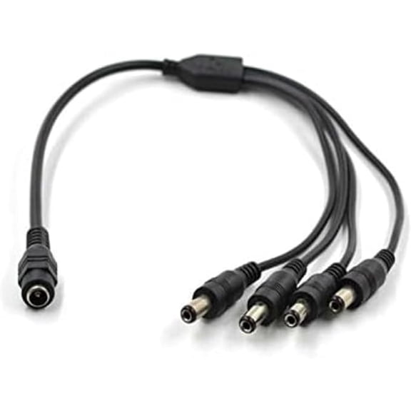 Nuxkst OD5.5mm Jack to 4Plug Splitter for Visual Sound 1 Spot Multi-Plug 4 5 8 Cable MC4 MC8