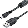 thumbnail image 1 of Nuxkst Power USB PC Charger Data Sync Cable Cord Lead for Olympus Camera VR-310 VR310, 1 of 4