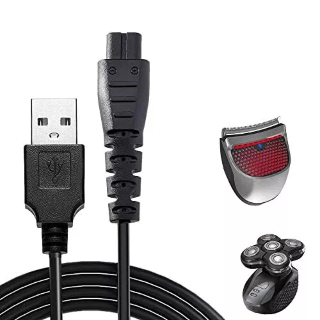 WAHFOX USB Charger Cable For Remington Shavers - Compatible With XR7000, HC4250, HC5950 & Many More Models