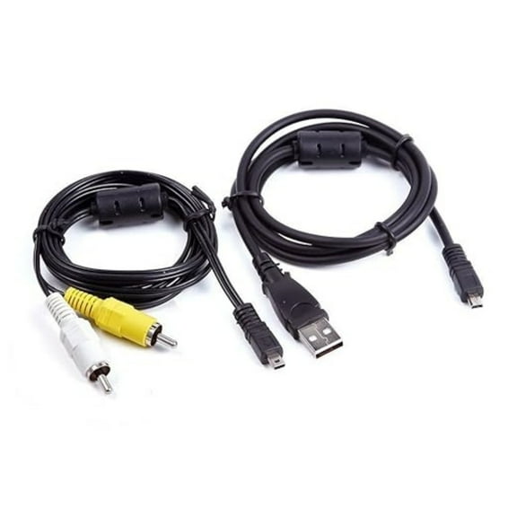 Nuxkst USB Data +AV A/V TV Video Cable for Leica D-Lux 1 D-Lux 2 D-Lux 3 D-Lux 4 Camera