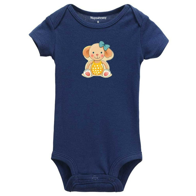 Nuyoahnexy Baby Boys Girls Romper Printed Cute Elephant Baby