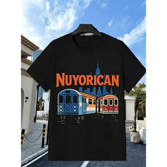 Nuyorican New York Boricua City Vintage Graphic T-Shirt