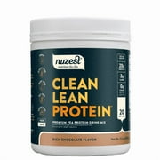 Nuzest - Pea Protein Powder - Clean Lean Protein, Vegan, Dairy Free, Gluten Free, GMO Free, Protein Shake, Rich Chocolate, 20 Servings, 1.1 lb