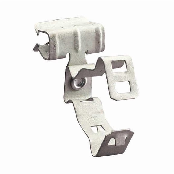ERICO CADDY 812M58SM Conduit/Pipe to Flange Clip, 1/2 in Conduit, 25 lb Load, 0.709 to 1.181 in OD, Spring Steel