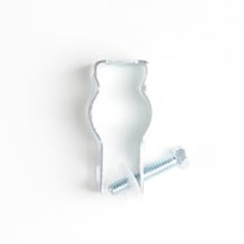 Caddy Bolt Close Conduit/Pipe Clamp - Steel - 3/4 Inch EMT - 3/4 Inch Rigid/Pipe - 1/4 Inch Hole (CD1B)