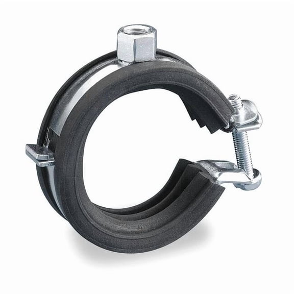 Nvent Caddy Pipe Clamp,4 1/2"MaxOD,Steel 454017