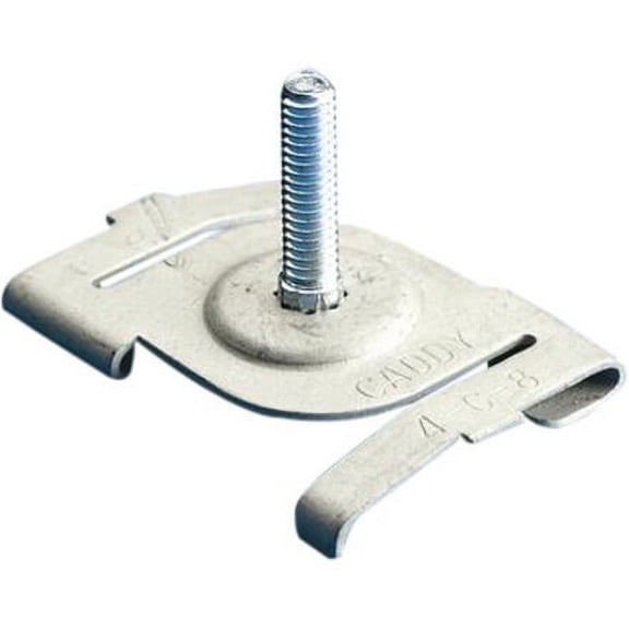 Nvent Caddy Twist Clip,Track Lighting,PK10 4G8WH