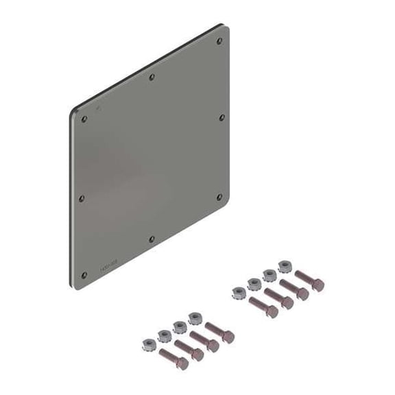 Nvent Hoffman Closure Plate,Wireway,Steel,6in.Hx6in.L F66WPSS