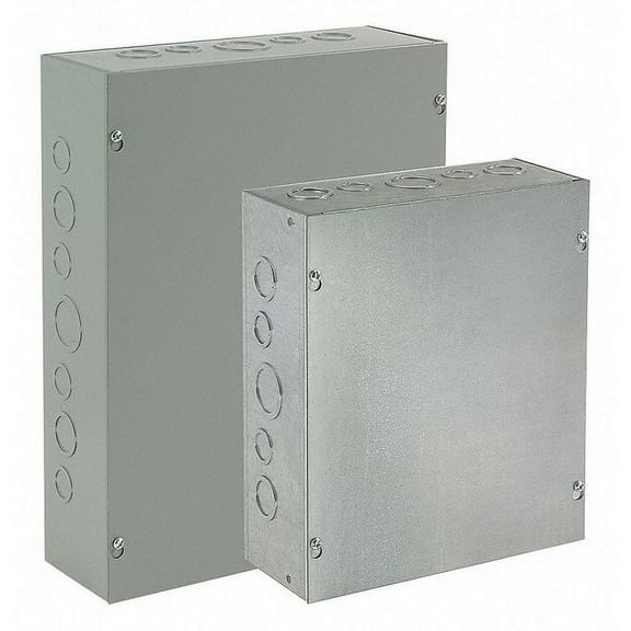 Nvent Hoffman Enclosr,Metallc,12In.H x 12In.W x 4In.D ASE12X12X4