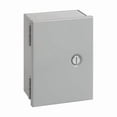 thumbnail image 1 of Flush Slotted Latch Electrical Enclosures, 10 in H, 4 in D, 8 in W, 1, Steel A10N84, 1 of 1