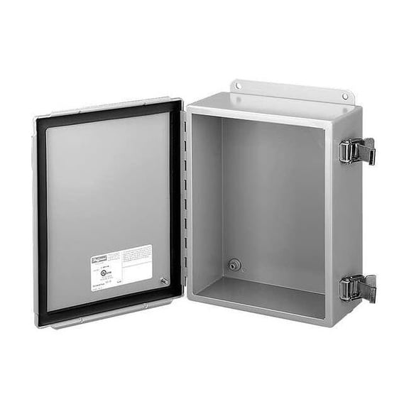 Captive Screws Electrical Enclosures, 16 in H, 6 in D, 14 in W, 12, 13, Steel