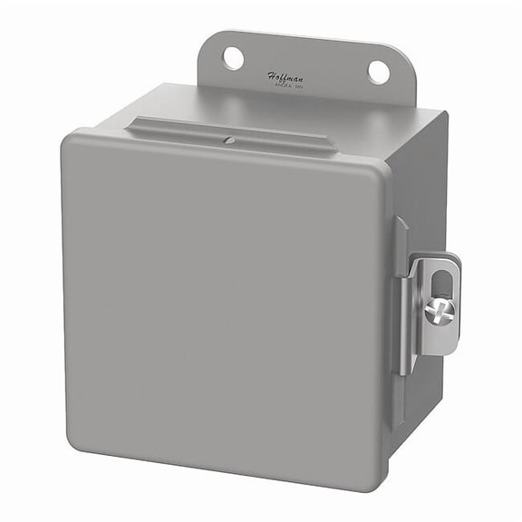 Screw Down Clamps Electrical Enclosures, 4 in H, 4 in D, 4 in W, 12, 13, Steel A4044CH