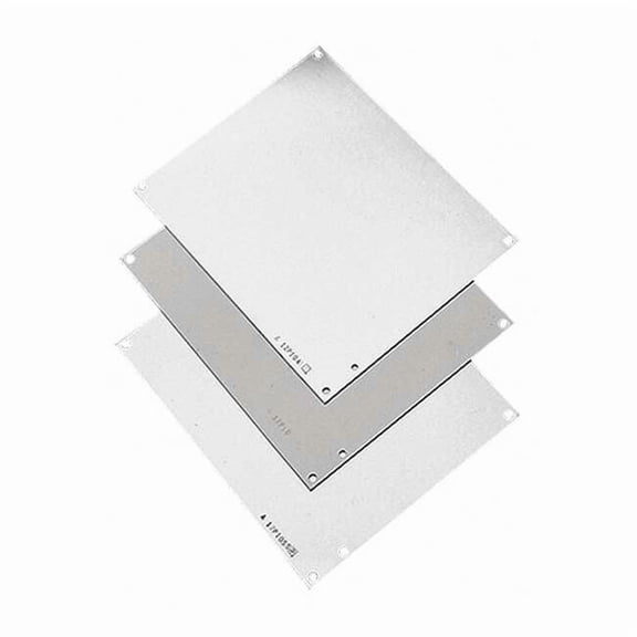 Nvent Hoffman Interior Panel, 12 Gangs, Steel A24P24G