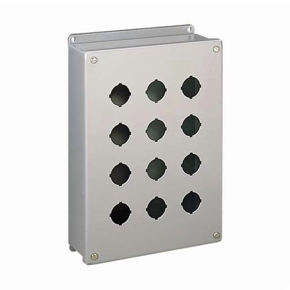 Nvent Hoffman Pushbutton Enclosure,2.75 in D,304 SS E1PBSS