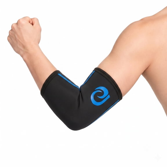 Nvorliy Elbow Brace for Tendonitis, Tennis Elbow and Golfers Elbow Support, Adjustable Compression Sleeve for Men and Women - M