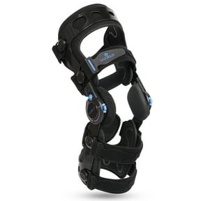 Nvorliy Knee Brace for Functional Posterior Cruciate Ligament (PCL) Recovery Stabilization, Adjustable Medical Post-Op Orthosis for Post-Surgery Support, Women and Men (Right, Large)