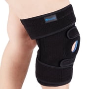 Nvorliy Plus Size Knee Brace for Knee Pain Plus Size XL-8XL - Extra Large Knee Brace with Side Stabilizers for Arthritis, Meniscus Tear, Knee Pain Relief, ACL, LCL, MCL Black