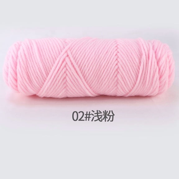 Nvzi 1 Piece 100g Light Pink Cotton Yarn,Soft Yarn for Crocheting,Yarn for Crafts,High-Quality Yarn Ideal for DIY Handicrafts, Durable Yarn–Perfect for Daily Handcrafting Needs​