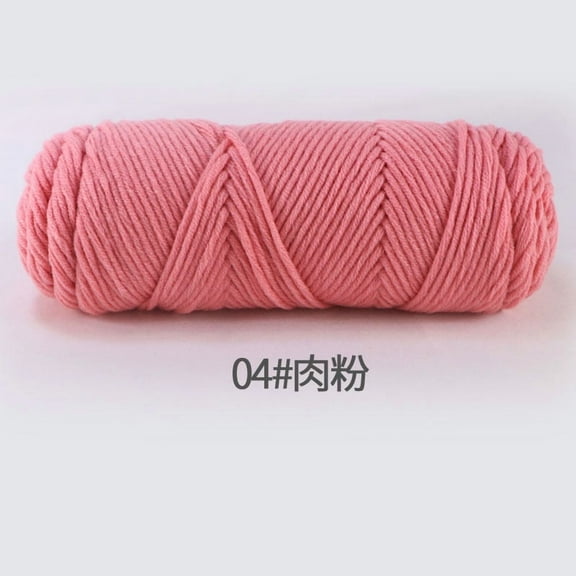 Nvzi 1 Piece 100g Pink Cotton Yarn,Soft Yarn for Crocheting,Yarn for Crafts,High-Quality Yarn Ideal for DIY Handicrafts, Durable Yarn–Perfect for Daily Handcrafting Needs​