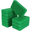 thumbnail image 1 of Nvzi 10-Pack Silicone Sponge Kitchen Scrubber, Sponges for Cleaning Dishes, No Odor Scrubbing Pad Reusable Scrubber Kitchen for Cookware, Sink, Bathroom Non-Scratch Cleaning, Green, 1 of 5