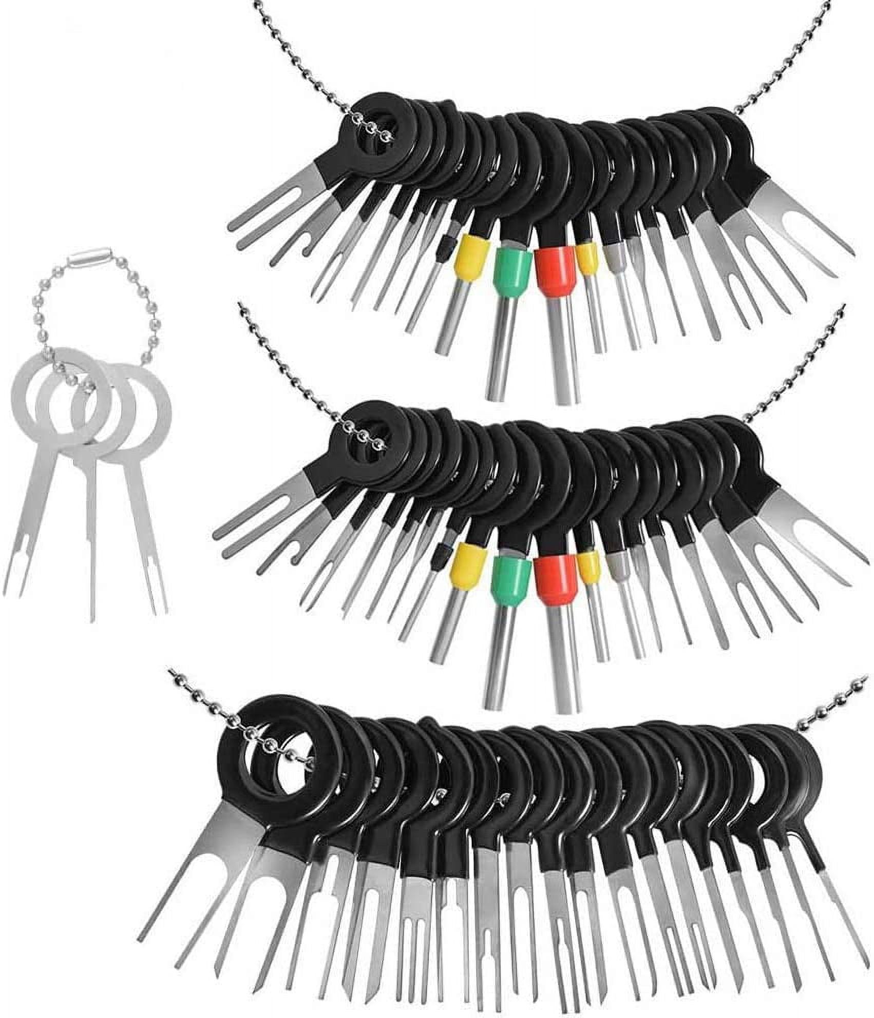 Nvzi 100Pcs Terminal Ejector Kit, Wire Connector Pin Extractor Auto ...