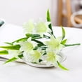 thumbnail image 1 of XmhyTop-A 12 Pcs Artificial Flowers, Faux Plastic Fabric Fake Flowers Lily Plants Greenery for Decor Window Pot Wedding Entryway, White, 1 of 4