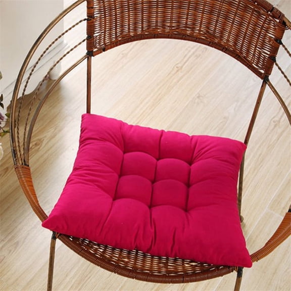 Nvzi 15x15 inch Anti Slip Soft Square Cotton Chair Seat Cushion Buttocks for Kitchen Chairs Home Office Decor