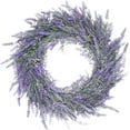 thumbnail image 1 of Nvzi 18'' Lavender Wreath for Front Door Artificial Lavender Wreath for, 1 of 4