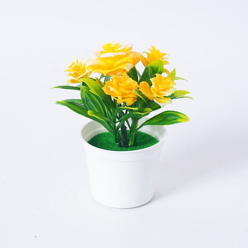 Nvzi 1pcs Simulation Plant Potted Plant Small Fake Potted Plants Mini
