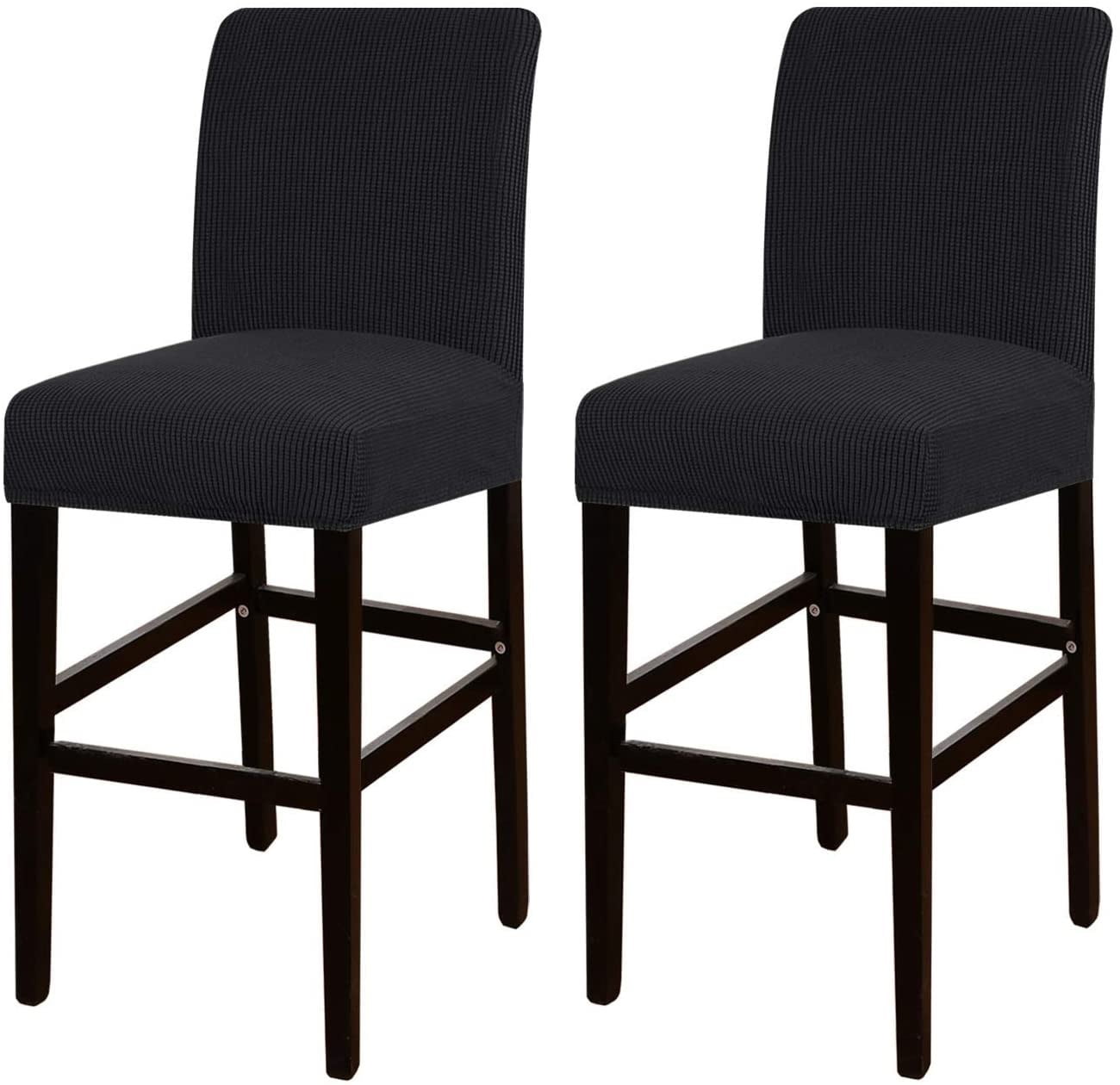 XmhyTop-A 2 Pack Stretch Bar Stool Covers Pub Counter Stool Chair ...
