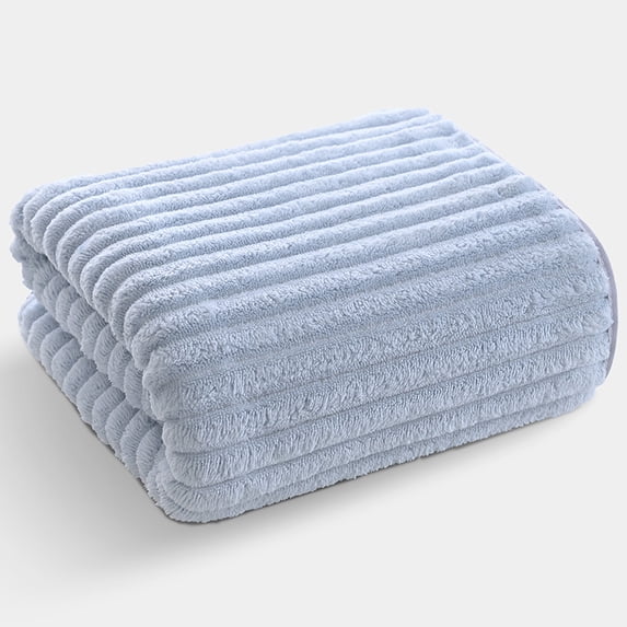 Nvzi 2 Pcs Soft Bath Towels Large, grey Fluffy Bath Towels for Bathroom, 70x140cm - Ultra Soft Coral Fleece Towels, Highly Absorbent & Durable Bath Towel Set, Ideal for Daily Use & Home.Style A