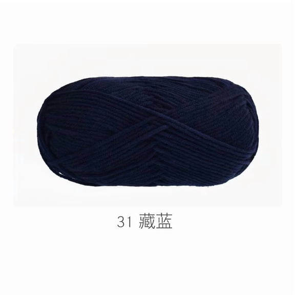 Nvzi 2-roll roll dark royal blue Crochet Yarn, 5-Strand Blended Yarn for Crocheting, Premium Soft Yarn for Craft Projects, Durable & Easy-to-Use Yarn in Yarn Category, Ideal for Crochet Enthusiasts