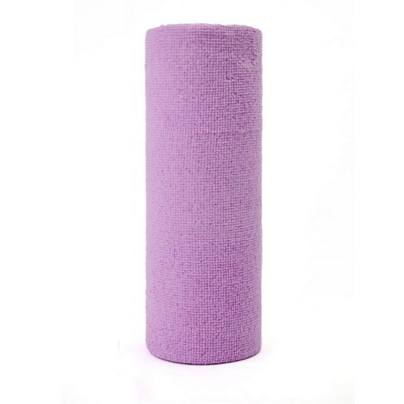 Nvzi 20 sheets/roll Purple microfiber cloth (9.84 * 9.84 in), tear off cleaning cloth roll, reusable super absorbent cleaning cloth for home and kitchen cleaning, 2 rolls