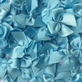 thumbnail image 1 of Nvzi 200pcs Mini Satin Ribbon Bows Flowers 1" x3/4" Appliques DIY Craft Blue Color, 1 of 4