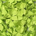 thumbnail image 1 of Nvzi 200pcs Mini Satin Ribbon Bows Flowers 1" x3/4" Appliques DIY Craft Green Color, 1 of 4