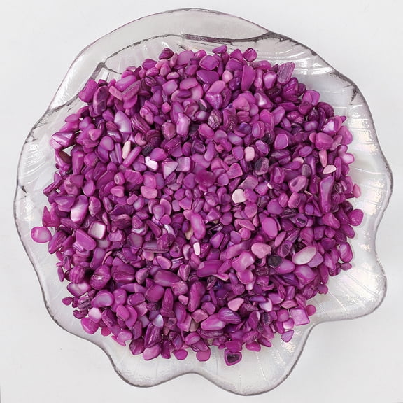 Nvzi 20g Crushed Glass Chips Multi-Color Glitter Stones for Nail Art, Vase Filler, Craft Projects Decor,E09