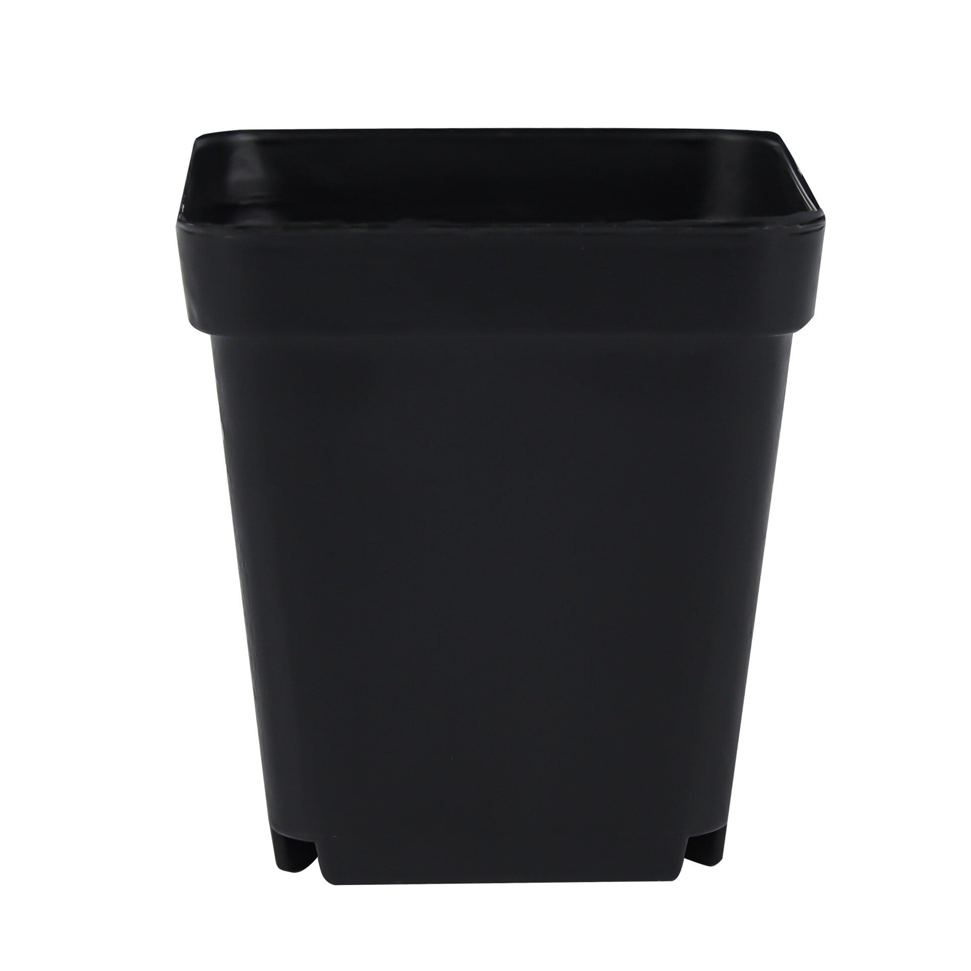 Nvzi 30 piece set of colorful flower pots 2.75 × 2 × 3.15IN Black square flower pots, space saving design, nursery flower pots with trays and drainage holes, seed starter tray