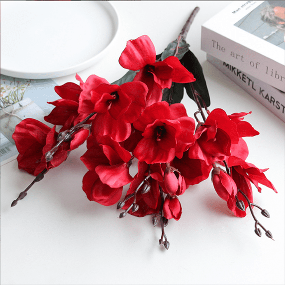 Nvzi 3pcs Gladiolus Artificial Flowers, Fake flowers, Flores Artificiales Para, Wedding Decor